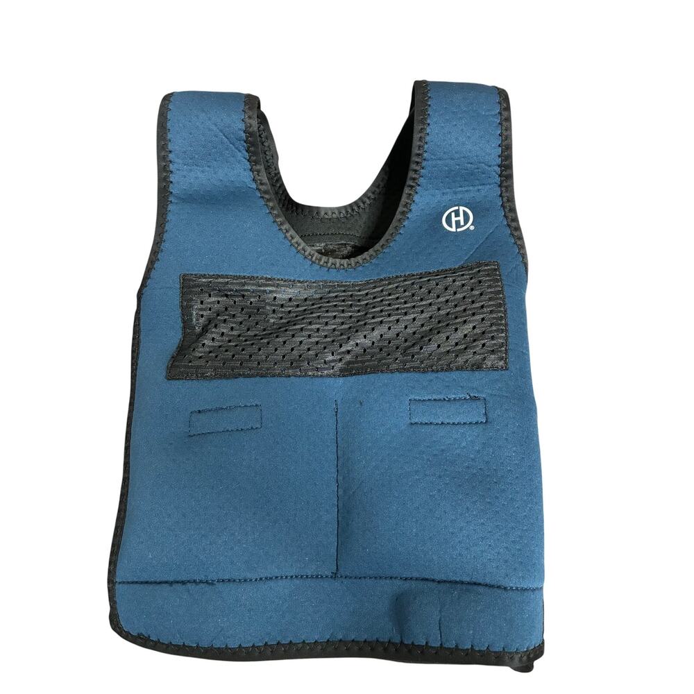 Harkla Weighted Compression Vest With 6 Removable Weights - Medium NIOB